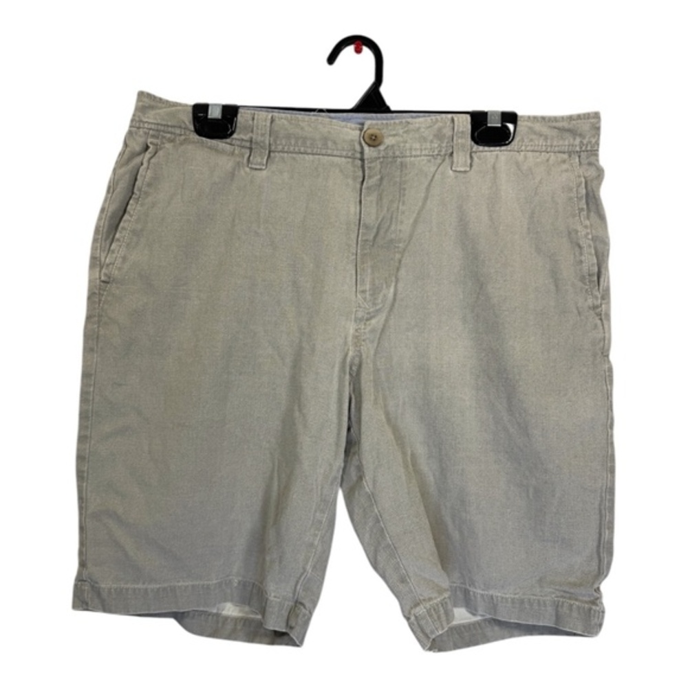Tommy Bahama Chino Shorts Mens Size 35 Silk Blend Beige Golf Hiking Casual